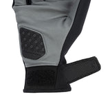 Gants moto hiver Sprint Hydroscud Femme Noir/Gris — patte du poignet ouverte sur sa bande velcro
