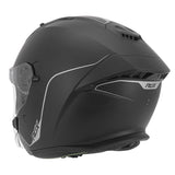 Casque jet ADX AJ300 Noir Mat — vue trois-quarts arrière