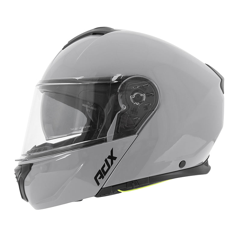 Casque modulable ADX AM600 Gris Brillant — profil