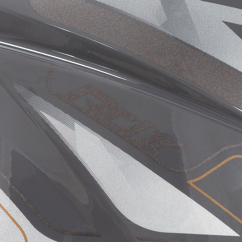 Casque intégral ADX AI400 EVO Gris Brillant — détail du décor ton sur ton