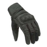 Gants moto été Andrew EVO Noir — dos de la main : renfort sur les métacarpes et mesh