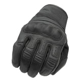 Gants moto été Andrew EVO Noir — poing fermé, renforts du dessus de la main et des doigts