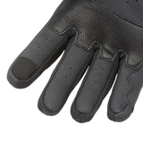 Gants moto été Andrew EVO Noir — doigts côté paume, cuir perforé