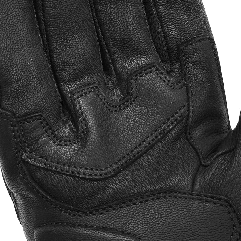 Gants moto mi-saison Metropolis Noir/Gris — gros plan du creux de la paume