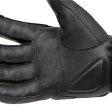 Gants moto hiver Elios Hydroscud Noir — gros plan de la paume et de son renfort