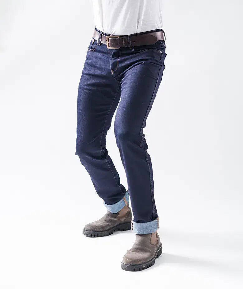Jean Moto Homme ARMALITH® JEAN’STER INDIGO – Monocouche, Certifié AAA, Fabriqué en France - LE PRATIQUE DU MOTARD