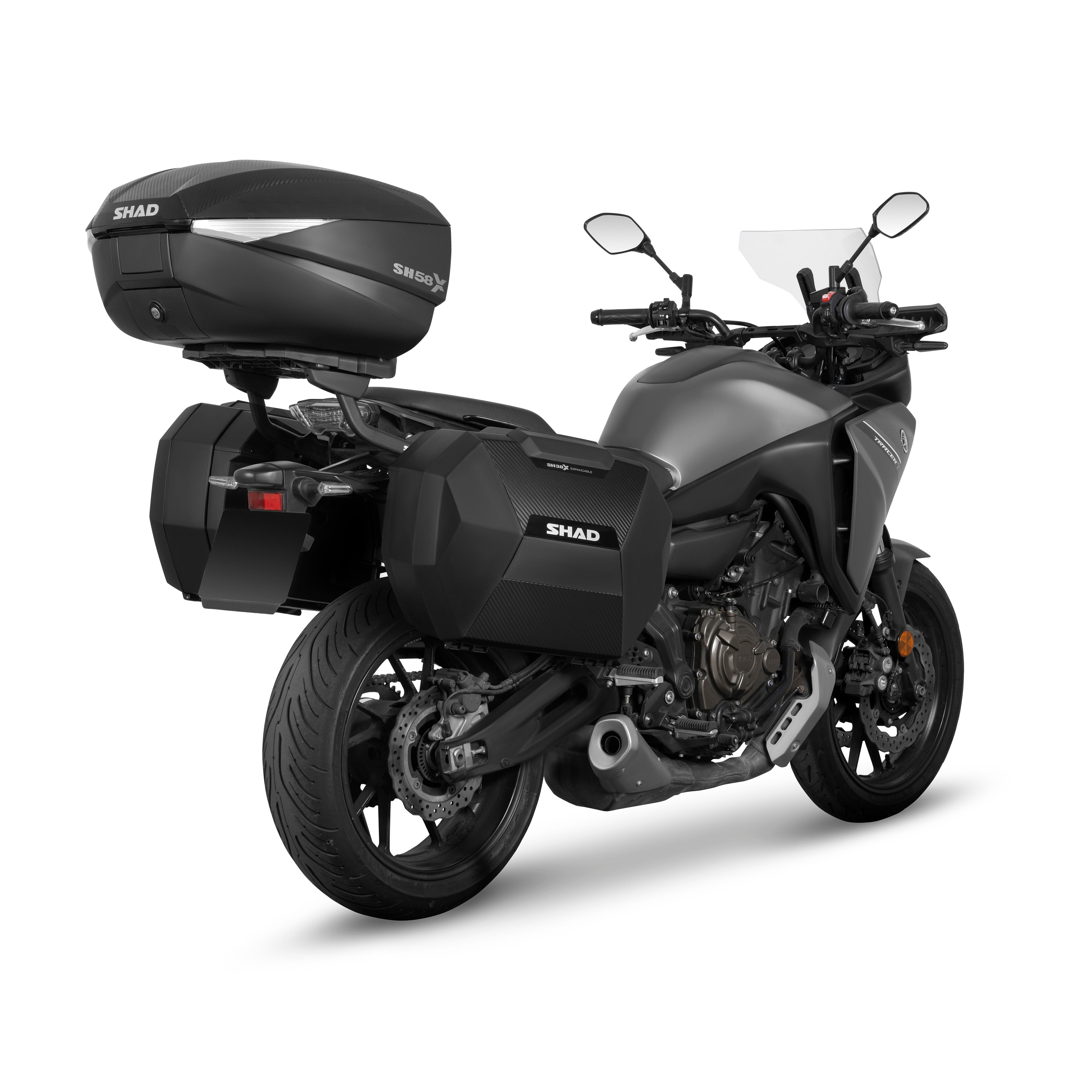 3P System Fixation Latérale Yamaha MT 07 Tracer - LE PRATIQUE DU MOTARD