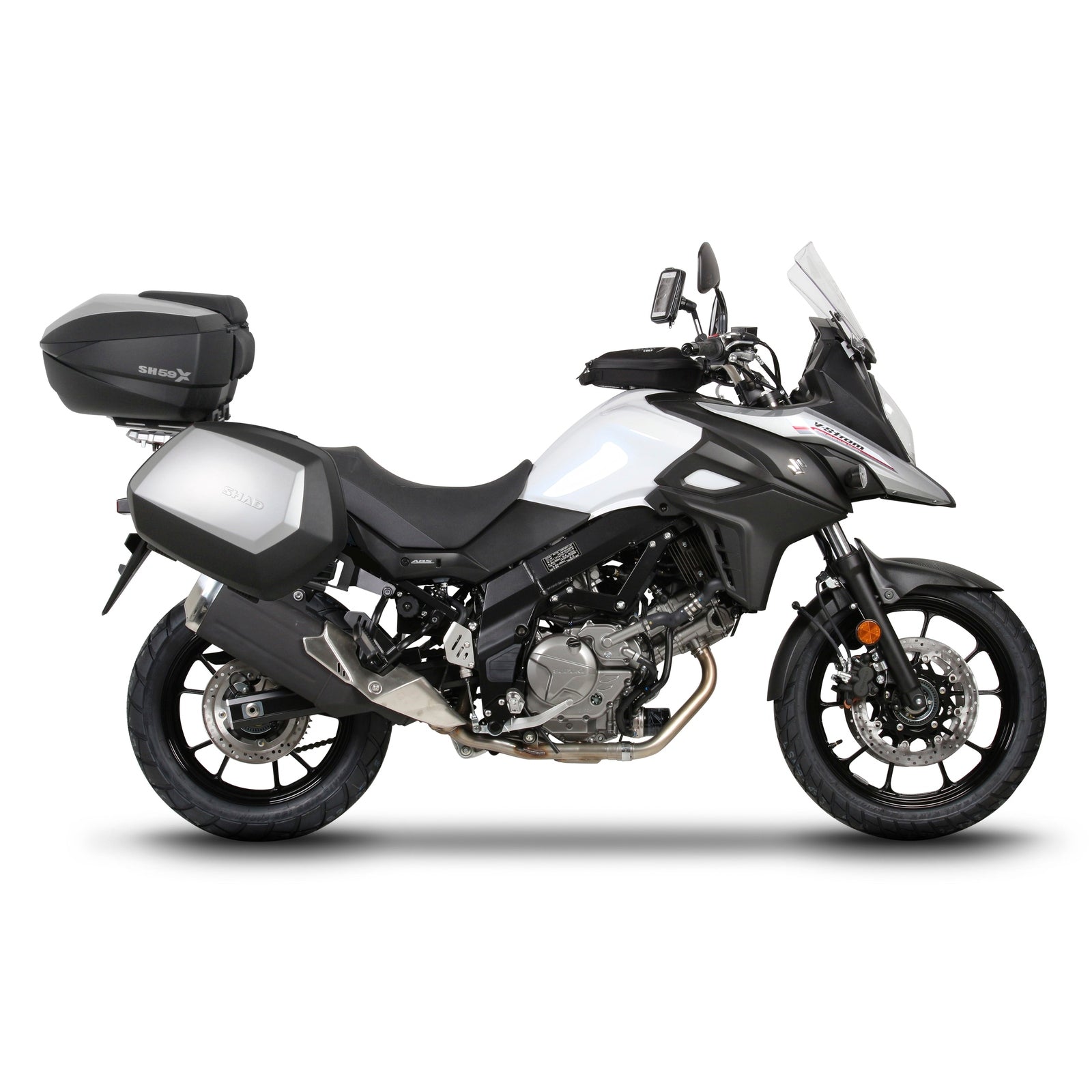 4P System Fixation Latérale Suzuki V - strom 650 - LE PRATIQUE DU MOTARD