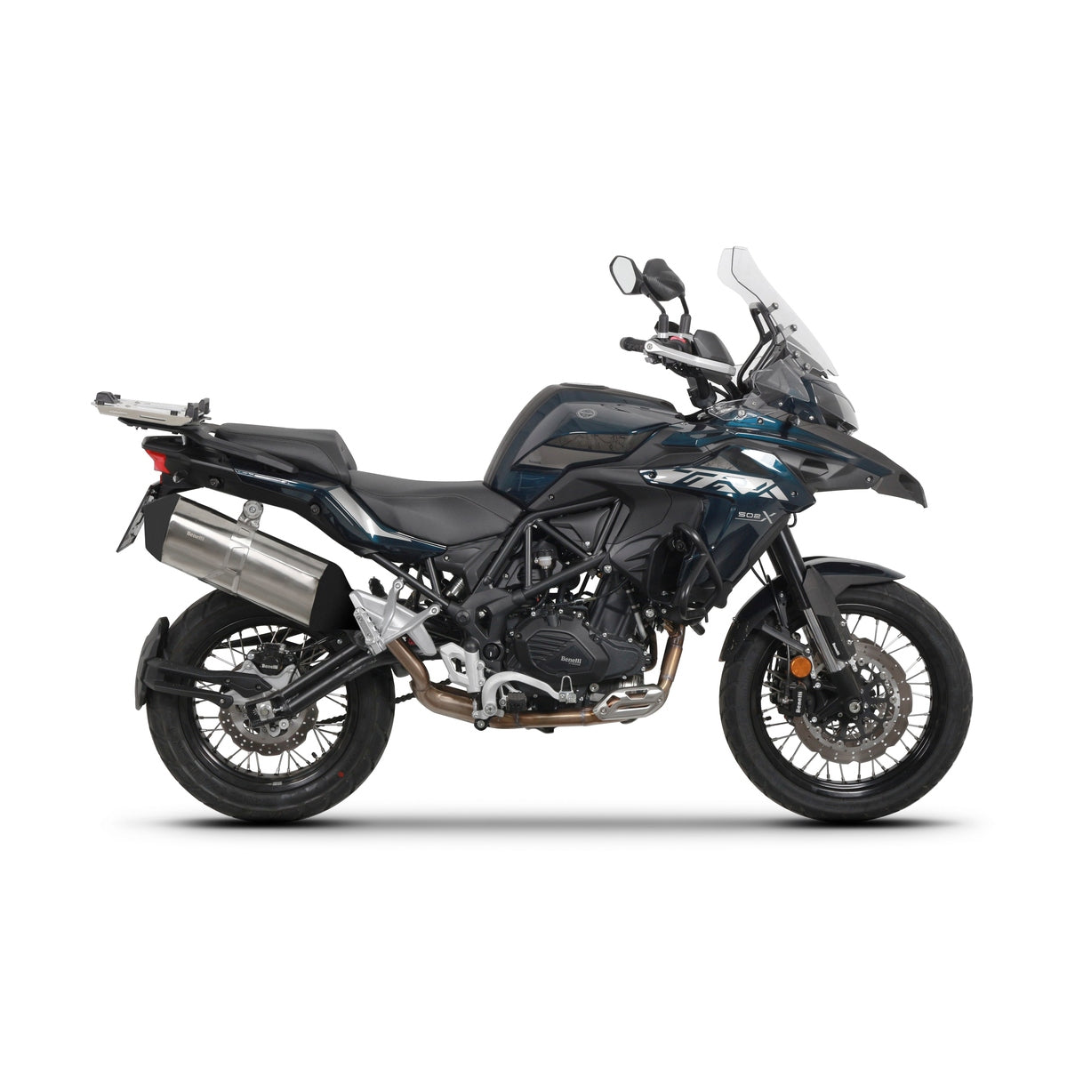 Fixation pour Top Case Benelli Trk 502X/QJ Motor Srt 700 X TRAIL/RIEJU Xplora 557/707 - LE PRATIQUE DU MOTARD