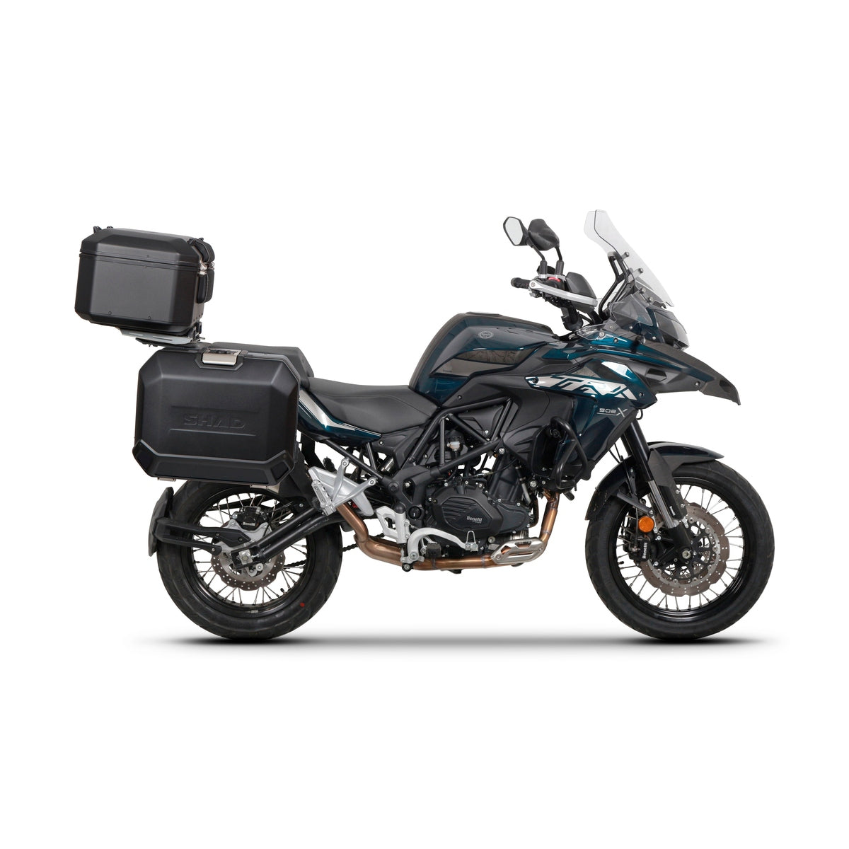 Fixation pour Top Case Benelli Trk 502X/QJ Motor Srt 700 X TRAIL/RIEJU Xplora 557/707 - LE PRATIQUE DU MOTARD