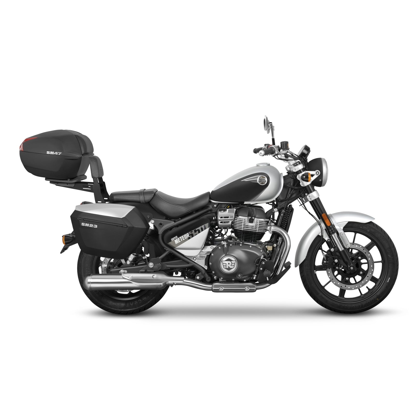 3P System Fixation Latérale Royal Enfield Super Meteor 650 - LE PRATIQUE DU MOTARD