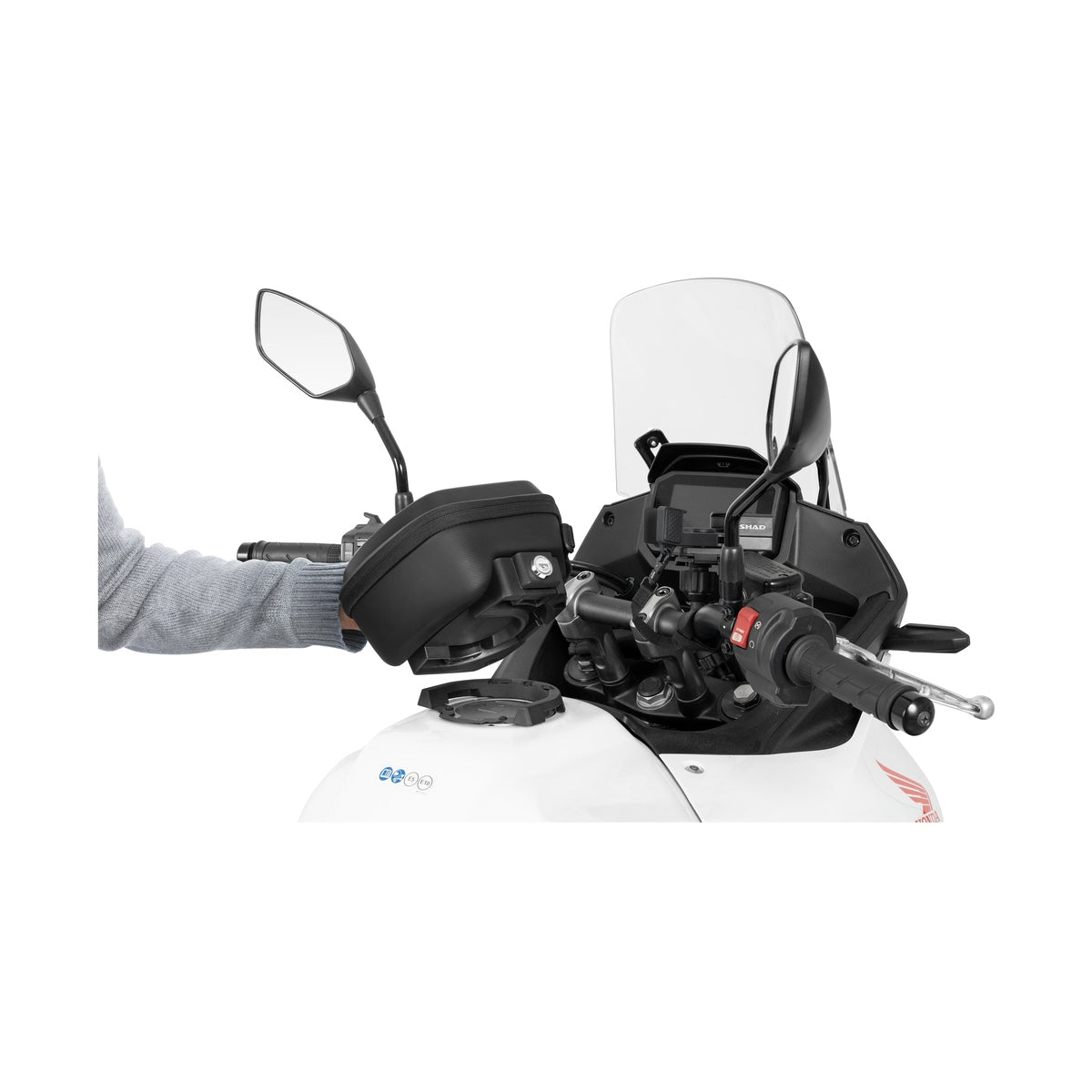Fixation de Sacoche de Réservoir Click System BMW R1300GS/RT - LE PRATIQUE DU MOTARD