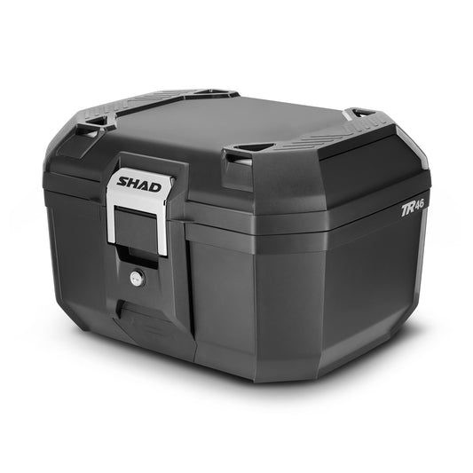 Top Case SHAD TR46 Terra — Top Case Adventure Aluminium 46L - LE PRATIQUE DU MOTARD