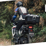 Top Case SHAD TR46 Terra Aluminium — Top Case Adventure Alu Poli 46L - LE PRATIQUE DU MOTARD