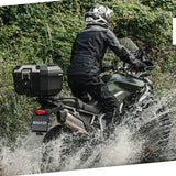 Top Case SHAD TR46 Terra Aluminium — Top Case Adventure Alu Poli 46L - LE PRATIQUE DU MOTARD