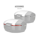Top Case SHAD SH51 Aluminium — Top Case Moto 51L Grand Volume Alu - LE PRATIQUE DU MOTARD
