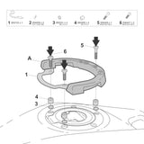 Fixation de Sacoche de Réservoir Click System Yamaha Tracer 7/TENERE 700/ MT07/ MT125 - LE PRATIQUE DU MOTARD