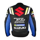 Blouson moto été | Suzuki Bleu et noir - LE PRATIQUE DU MOTARD