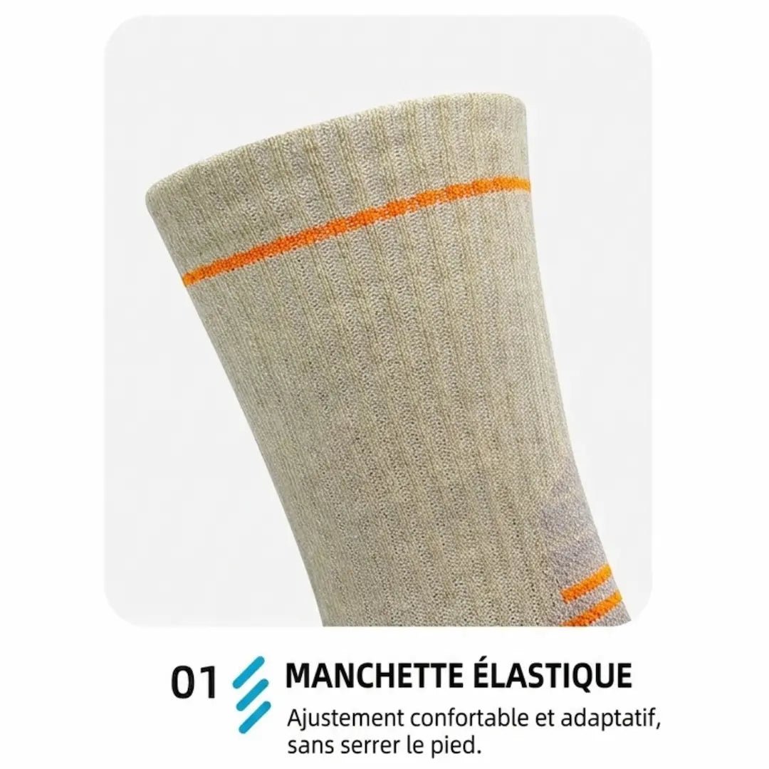 Pack de 3 Chaussettes Moto — Laine Technique, Amorties & Respirantes - LE PRATIQUE DU MOTARD