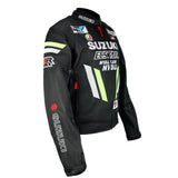 Blouson Moto Été | Suzuki Racing Team Noir - LE PRATIQUE DU MOTARD