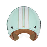 Casque Moto Jet N210 EVO Vert Pastel Blanc | NOX - LE PRATIQUE DU MOTARD