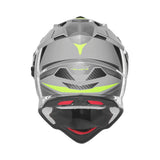 Casque Moto Cross N312 Track Gris Nardo Jaune Fluo | NOX - LE PRATIQUE DU MOTARD