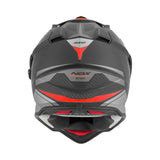 Casque Moto Cross N312 Track Noir Mat Rouge | NOX - LE PRATIQUE DU MOTARD