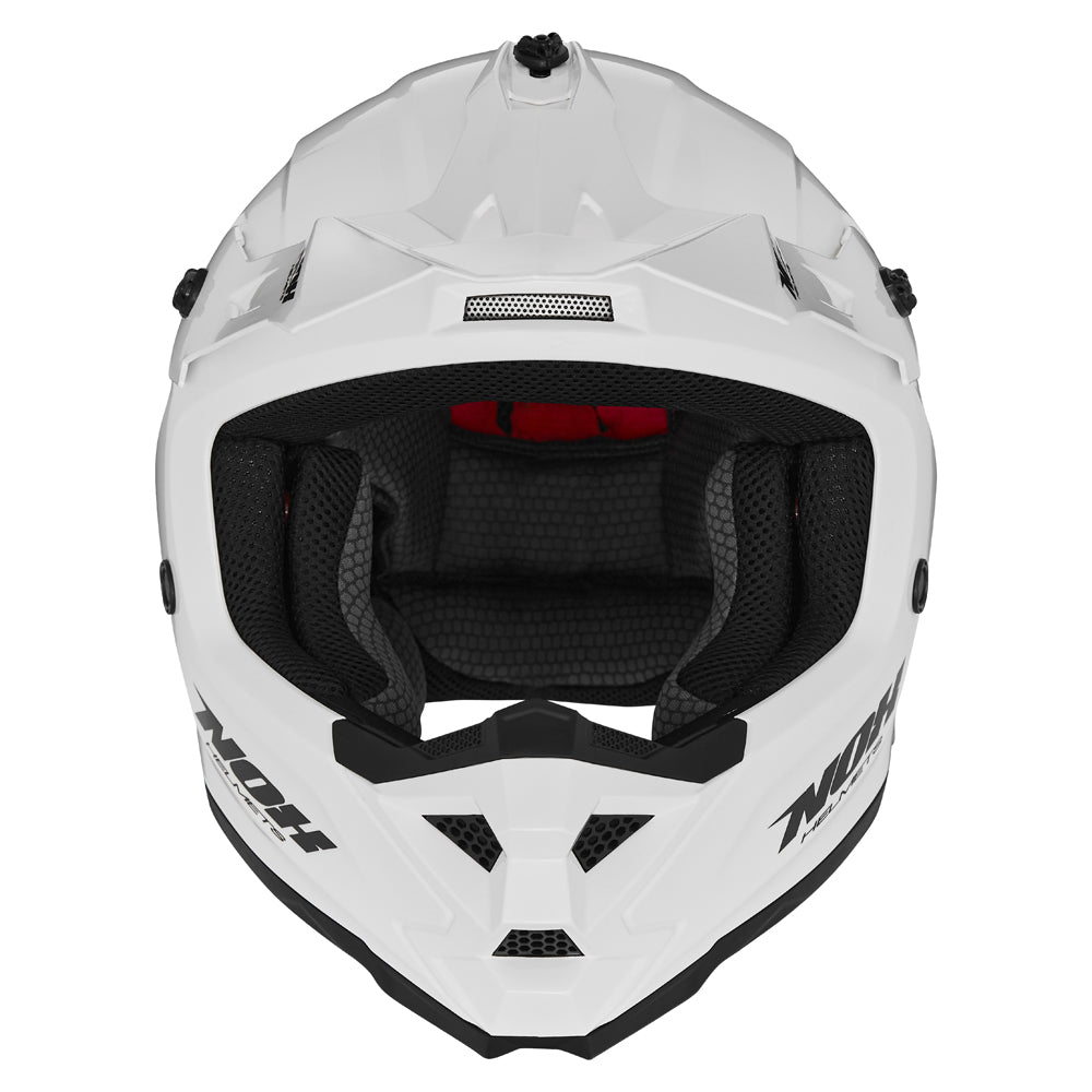 Casque Moto Cross Enfant N761 Blanc Perle | NOX - LE PRATIQUE DU MOTARD