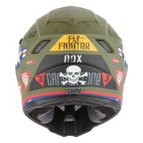 Casque Moto Cross Enfant N761 Fly Fighter Kaki Mat | NOX - LE PRATIQUE DU MOTARD