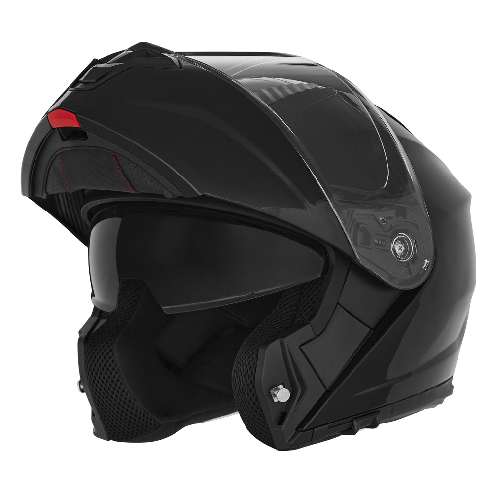 Casque Moto Modulable N968 Noir Brillant | NOX - LE PRATIQUE DU MOTARD