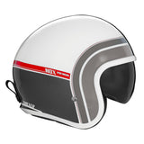 Casque Moto Jet Next Traker Blanc Rouge | NOX - LE PRATIQUE DU MOTARD