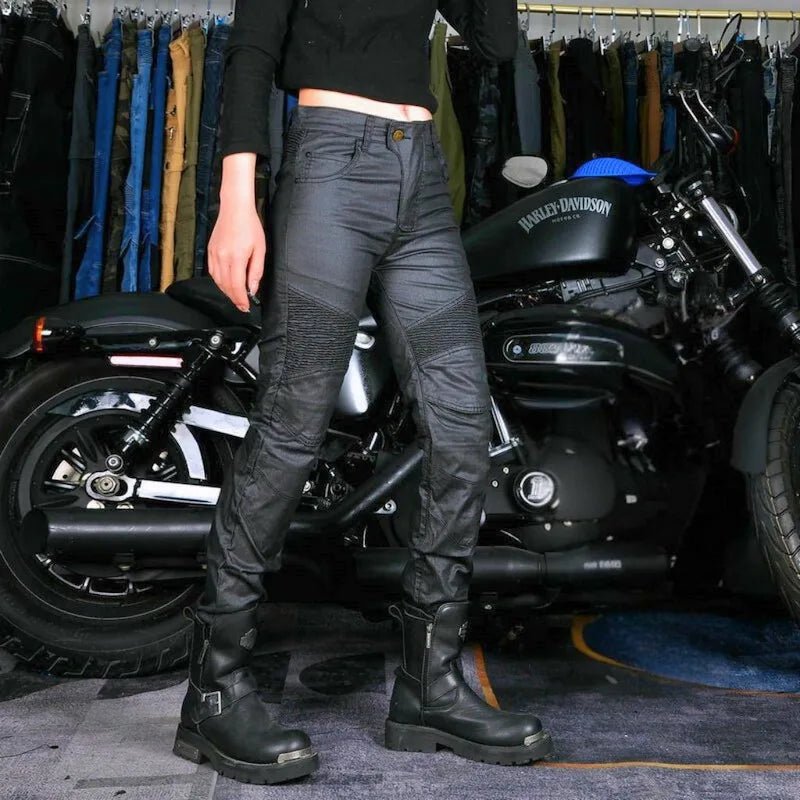 Pantalon moto femme avec protection | KOVAâą - LE PRATIQUE DU MOTARD