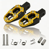 Cale-pieds moto antidérapants en aluminium