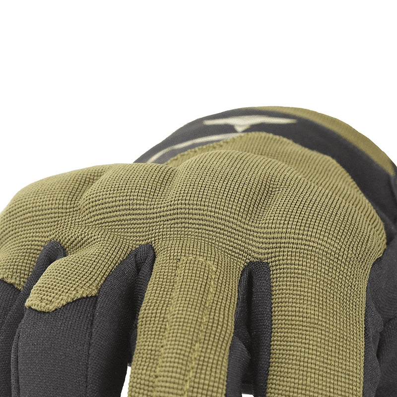 Gants Moto Printemps/Été StreetADX ™ | Noir Kaki (HOMOLOGUE) - LE PRATIQUE DU MOTARD