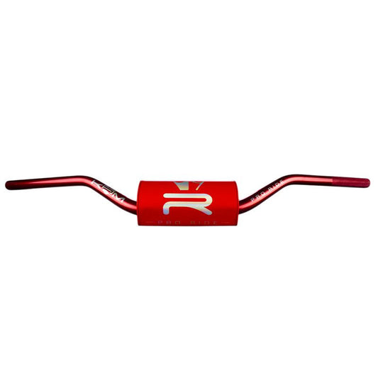 Guidon aluminium oversize 28,6 mm rouge – KRM Pro Ride avec mousse