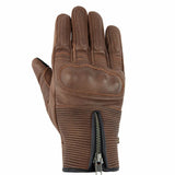 Gants Moto Cuir homme Mi-Saison Vintage | Factory Marron Vieilli| (Homologué CE1KP)