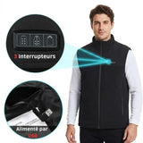 Gilet chauffant moto | VOLCAN.IO™