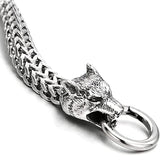 Bracelets Bikers tête de loup