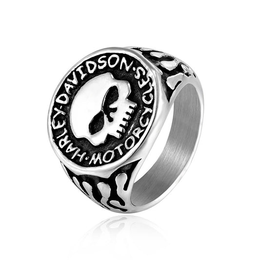 Bague Harley Davidson - Le Crâne des Routes
