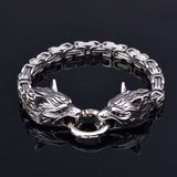 Bracelets Bikers tête de loup