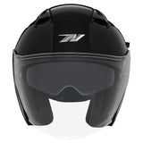 Casque Moto Jet N130 Noir Brillant | NOX - LE PRATIQUE DU MOTARD