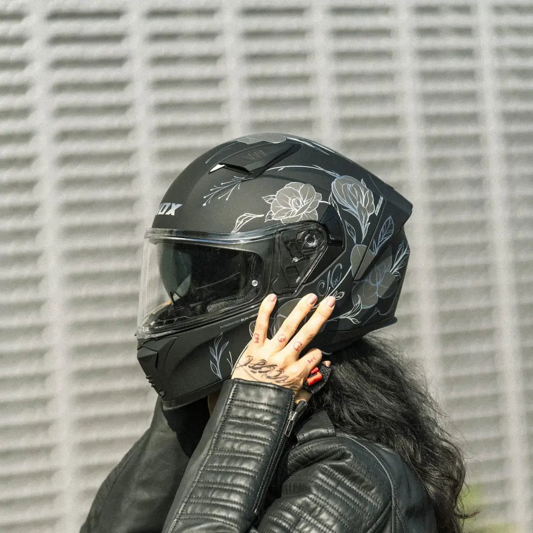 Casque Moto Intégral N402 Spring Rose | NOX - LE PRATIQUE DU MOTARD