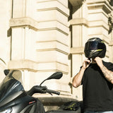 Casque Moto Modulable N968 Noir Brillant | NOX - LE PRATIQUE DU MOTARD