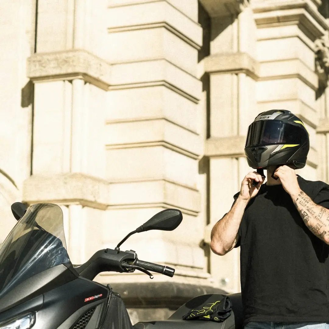 Casque Moto Modulable N968 Shift Noir Mat Rouge | NOX - LE PRATIQUE DU MOTARD