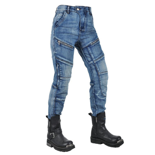 Pantalon Moto Femme Kevlar & Protections CE2 – LOONGBIKE™ 4Rider - LE PRATIQUE DU MOTARD