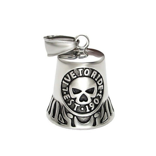 Cloche de Moto Ange Gardien | Skull Ride to Live - LE PRATIQUE DU MOTARD