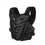 Pare pierre moto cross MX-DRAG noir, plastron dorsal et pectoral - LE PRATIQUE DU MOTARD