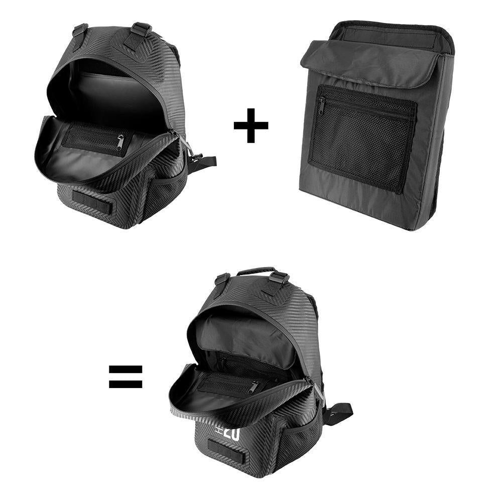 Sac à Dos X - PLOR "Carbon Series" – 20L Étanche - LE PRATIQUE DU MOTARD