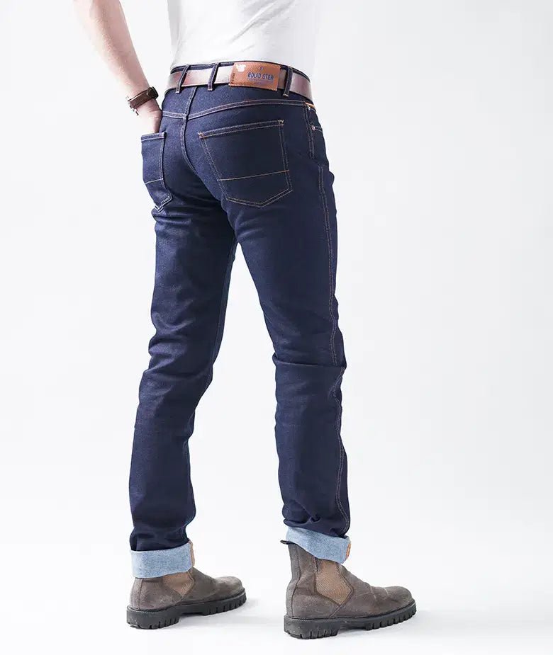 Jean Moto Homme ARMALITH® JEAN’STER INDIGO – Monocouche, Certifié AAA, Fabriqué en France - LE PRATIQUE DU MOTARD