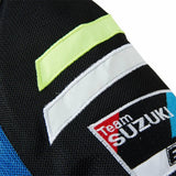 Blouson moto été | Suzuki Bleu et noir - LE PRATIQUE DU MOTARD